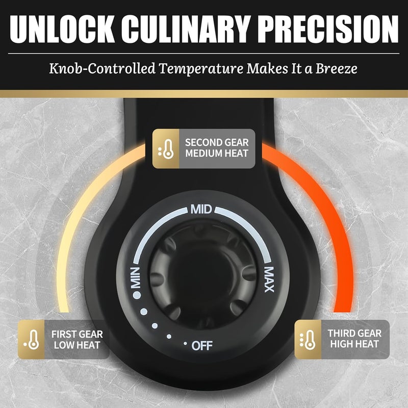 FineMade Electric Empanada Maker Machine with Press Mold,Large Dumpling Maker Press,Pierogi Maker Press Machine,Make 4 Psc of 6 Inches Large Empanadas,Jamaican Beef Patties,Calzones,Pocket Pies,Black - Image 4